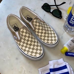 ♥️ NWOT Vans Slip-On Checkerboard Classic Shoes